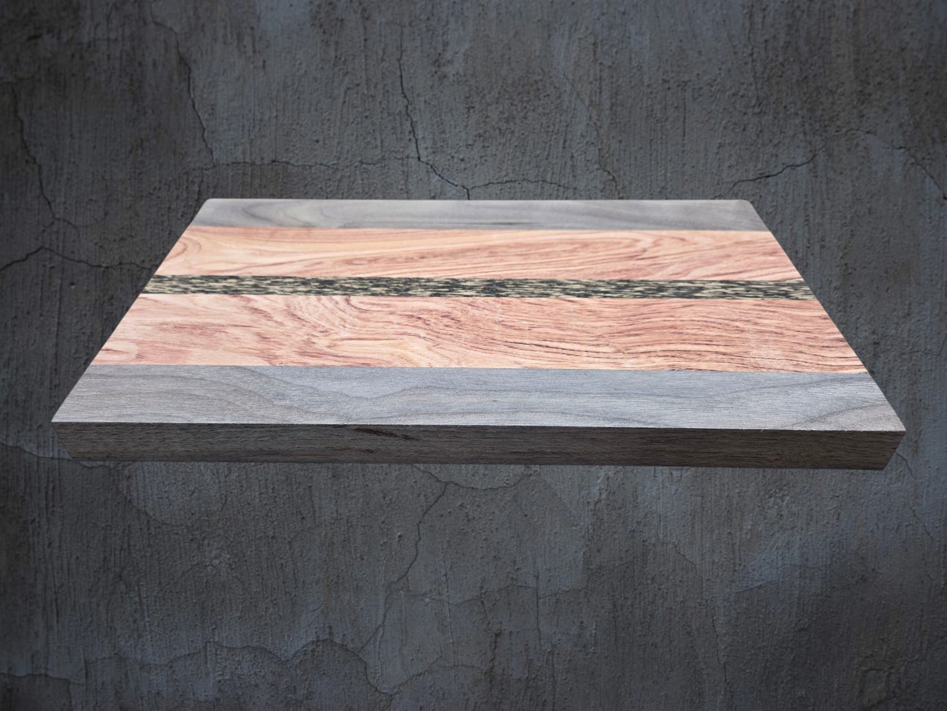 Walnut Pink Ivory and Black Palmwood Cheese Board 2 image 2