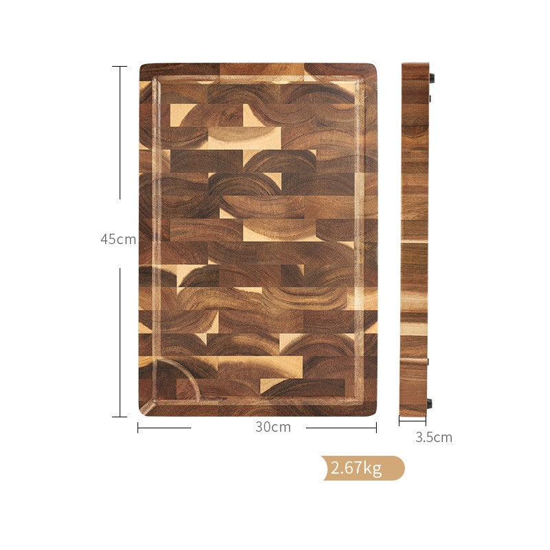 Chopping board on a white background