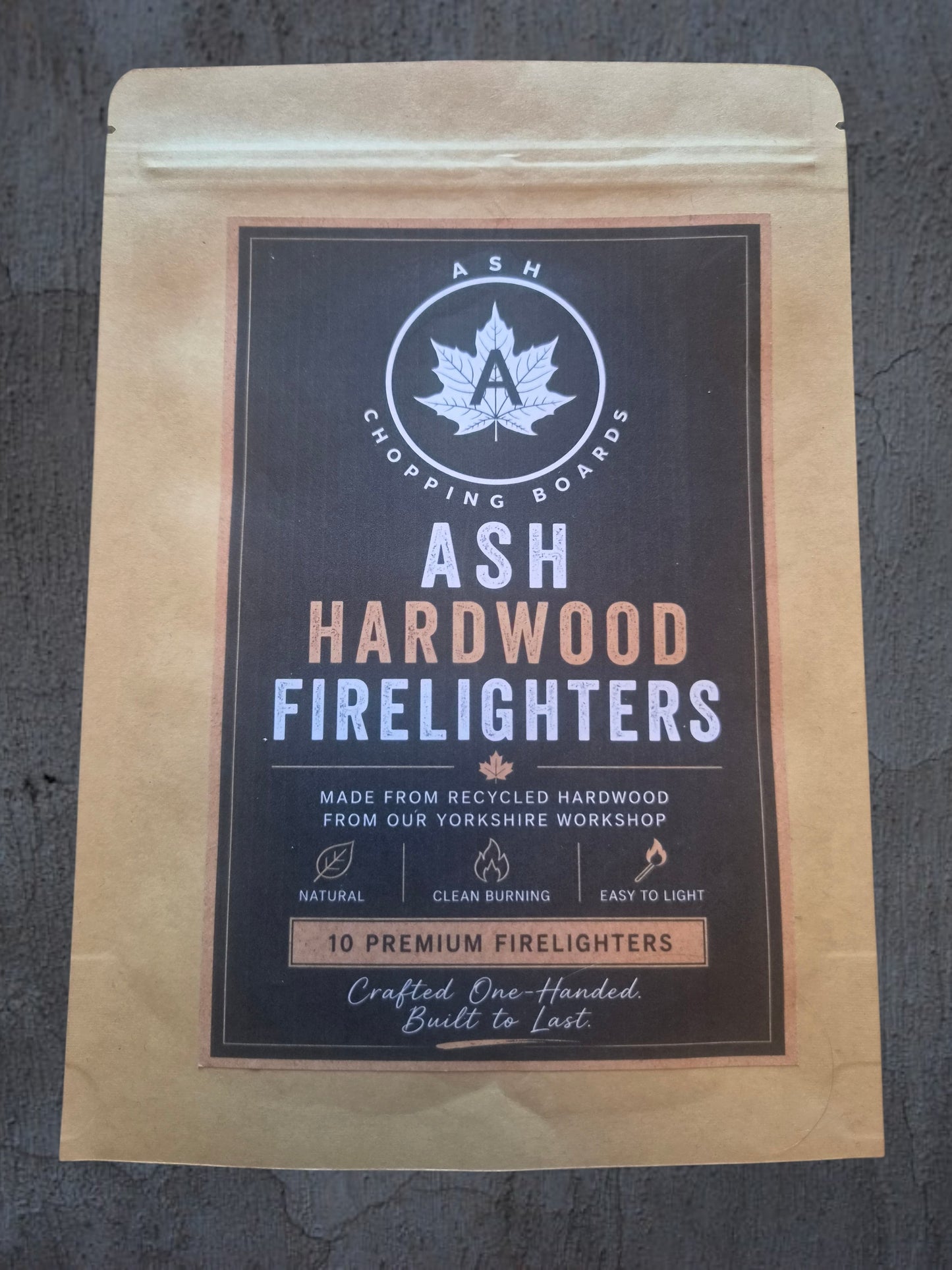 ASH Hardwood Firelighters handmade in Yorkshire