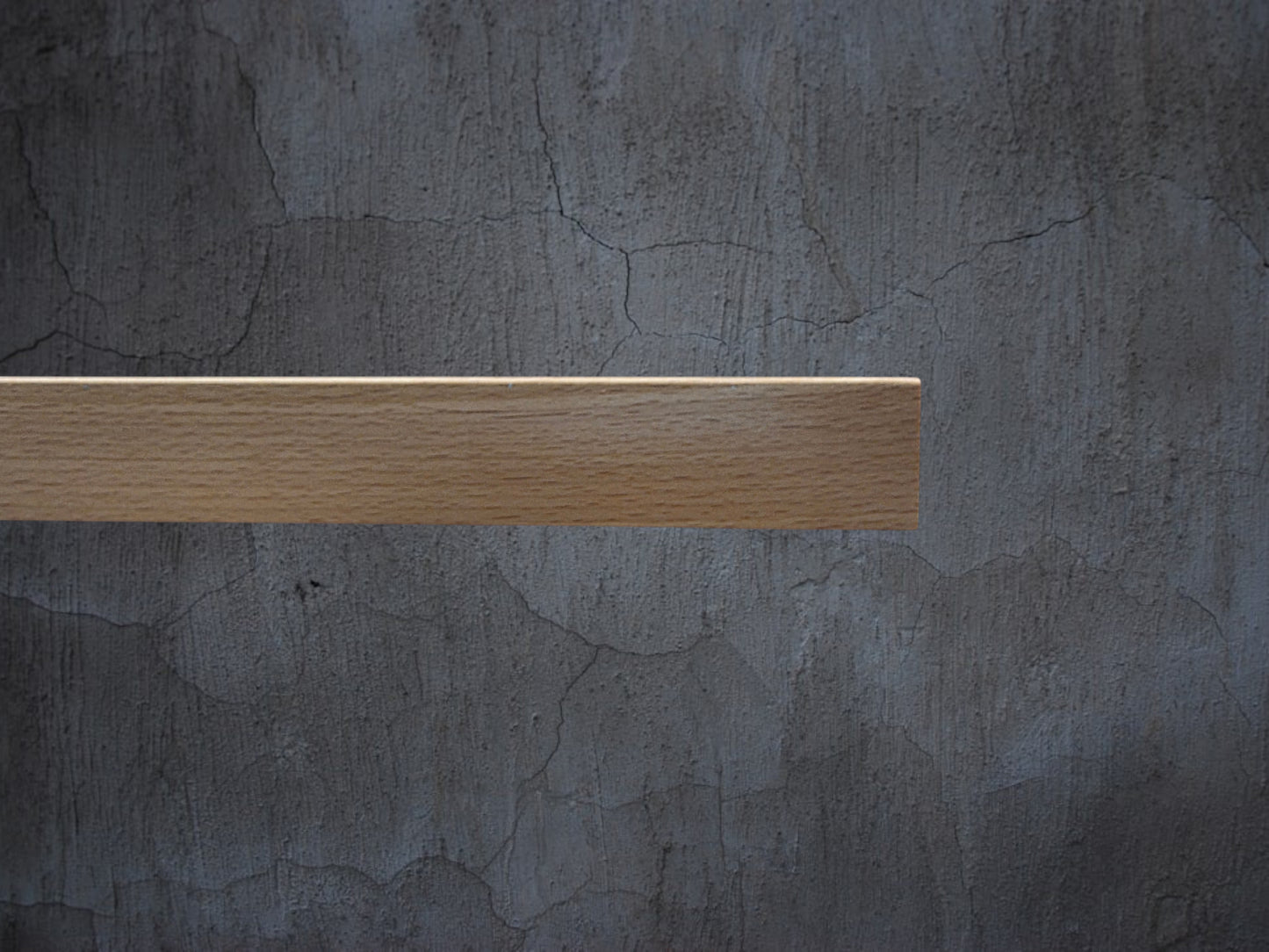Close up of ash wood grain on handmade chopping board