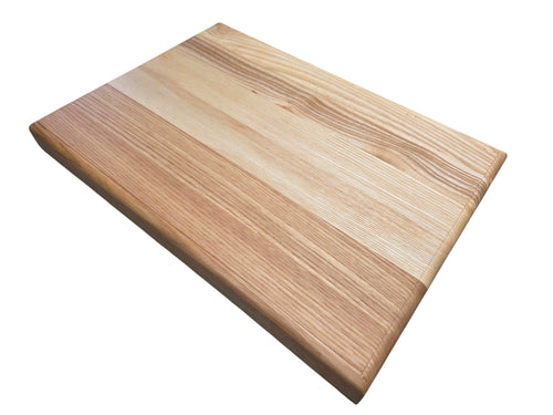 Handmade ash chopping board rounded edge UK 30cm x 30cm hardwood kitchen board