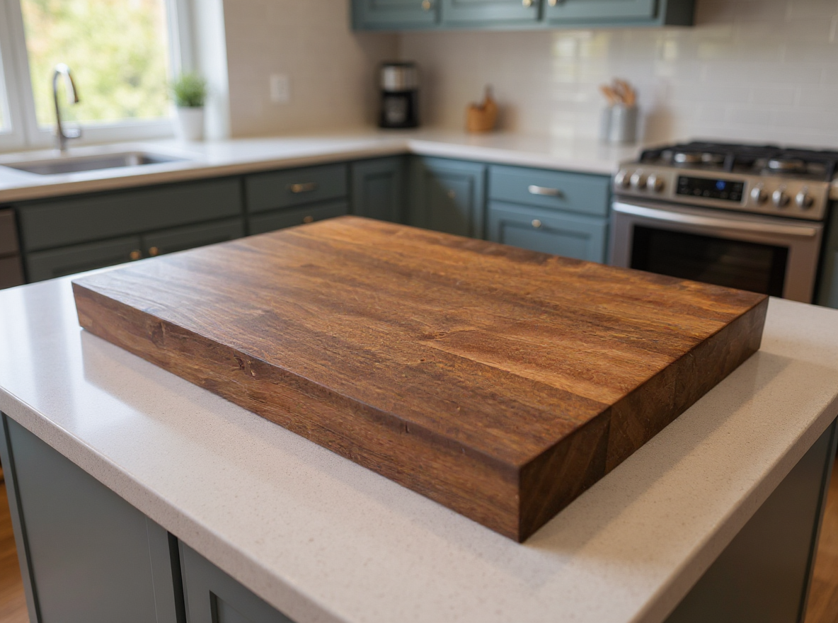 Handmade sapele cheese board 30cm x 20cm hardwood serving board UK