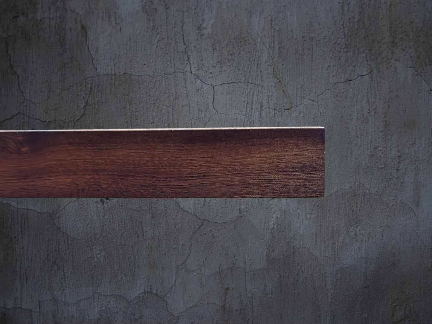 Sapele wooden cheese board displayed in kitchen setting
