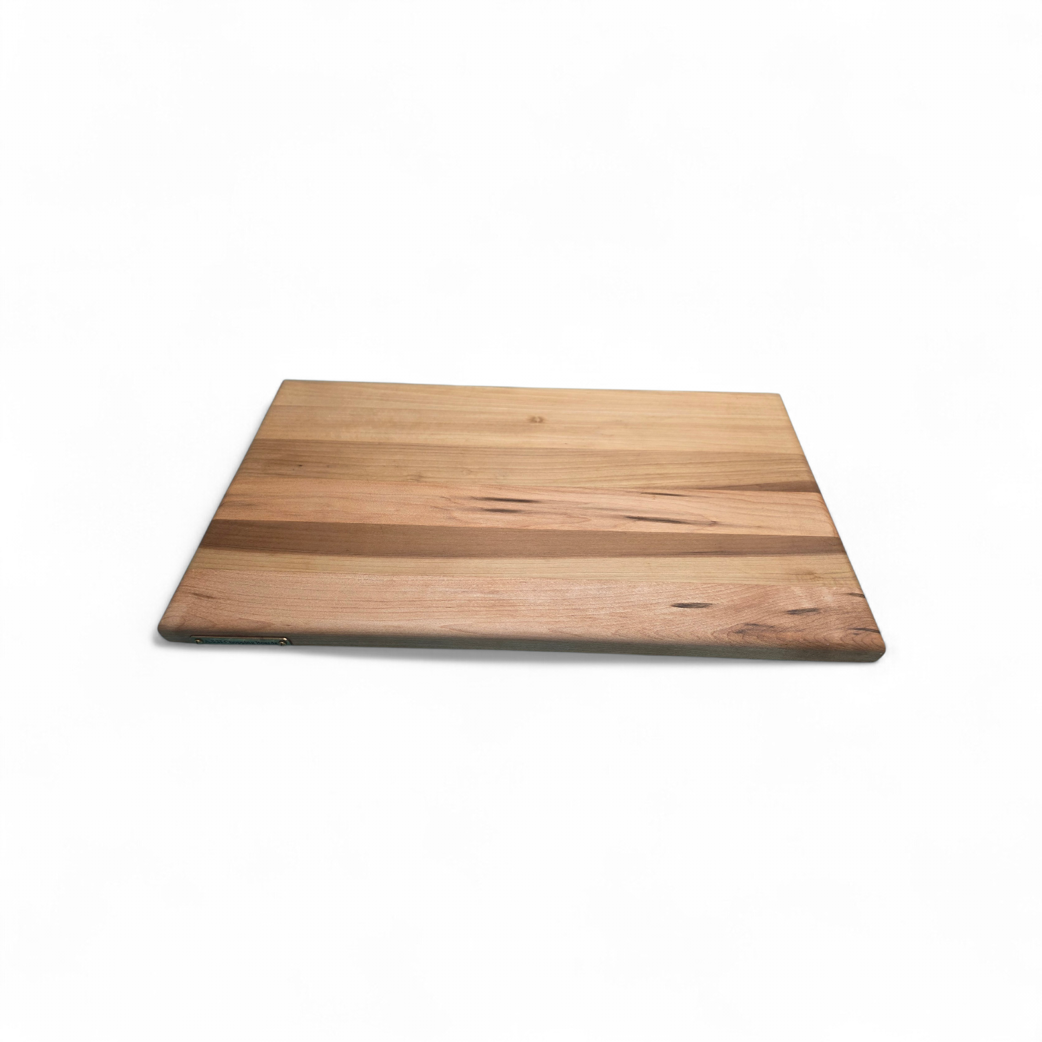 Solid oak cheese board serving cheese and charcuterie