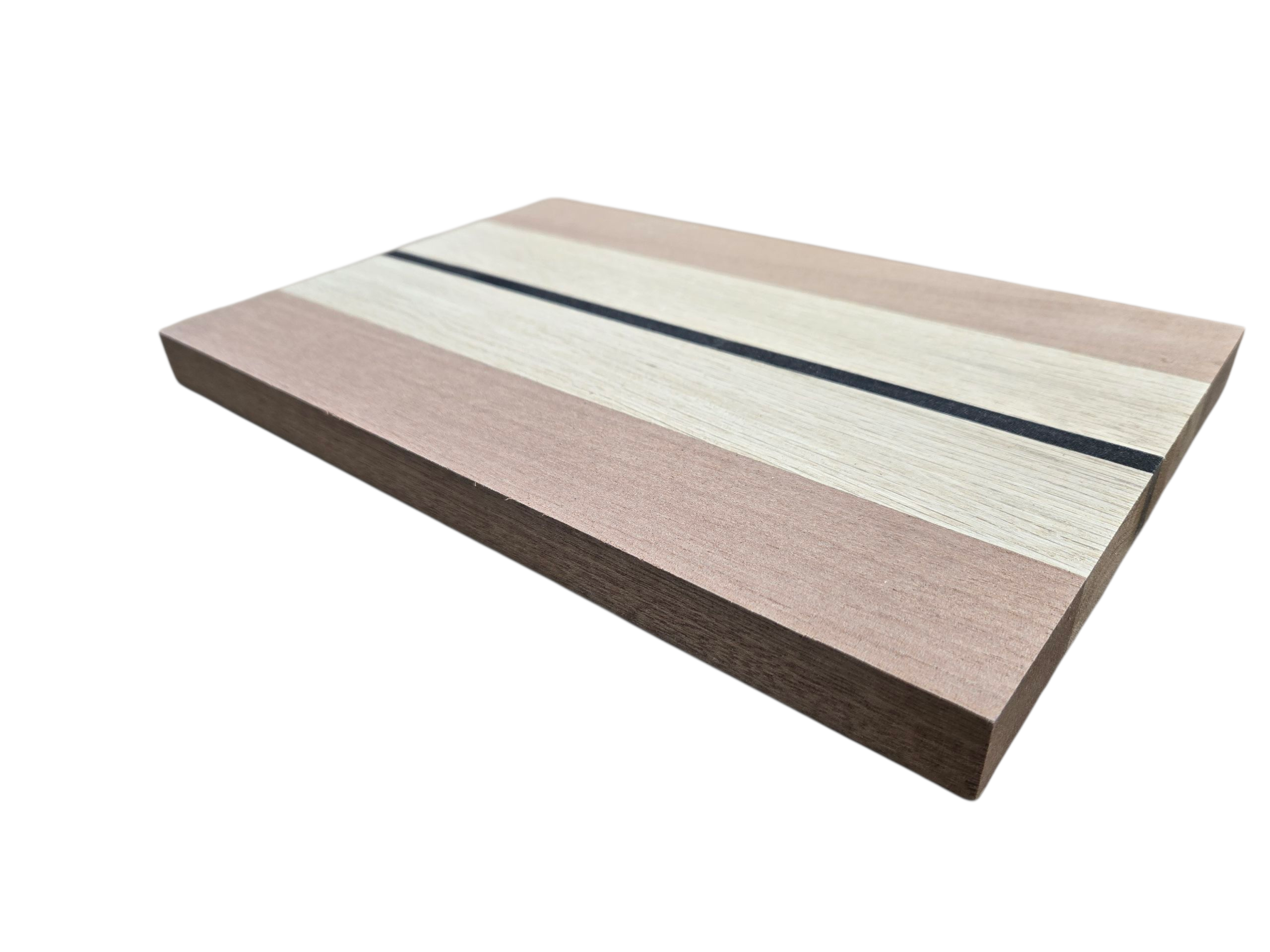 Handmade walnut oak and ebony cheese board luxury hardwood serving board UK