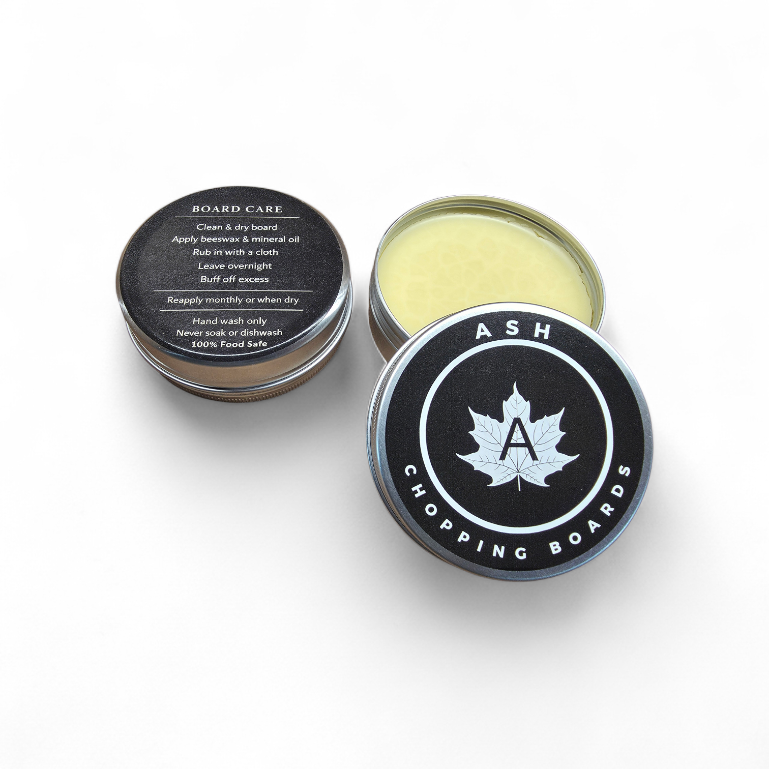 Wooden board care butter for chopping boards and cheese boards UK